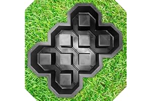 BETONEX Concrete Grass Pavers Breeze Block Paving Bricks Mold ABS 4mm Parking - Plastic Mold for Concrete Paving Cement Mold - Pathmaker Concrete Mold