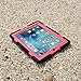 Ipad 2/3/4 Case, Kidspr Ipad CaseNewHot Super Protect [Shockproof] [Rainproof] [Sandproof] with Built-in Screen Protector for Apple Ipad 2/3/4 (Black/Red)