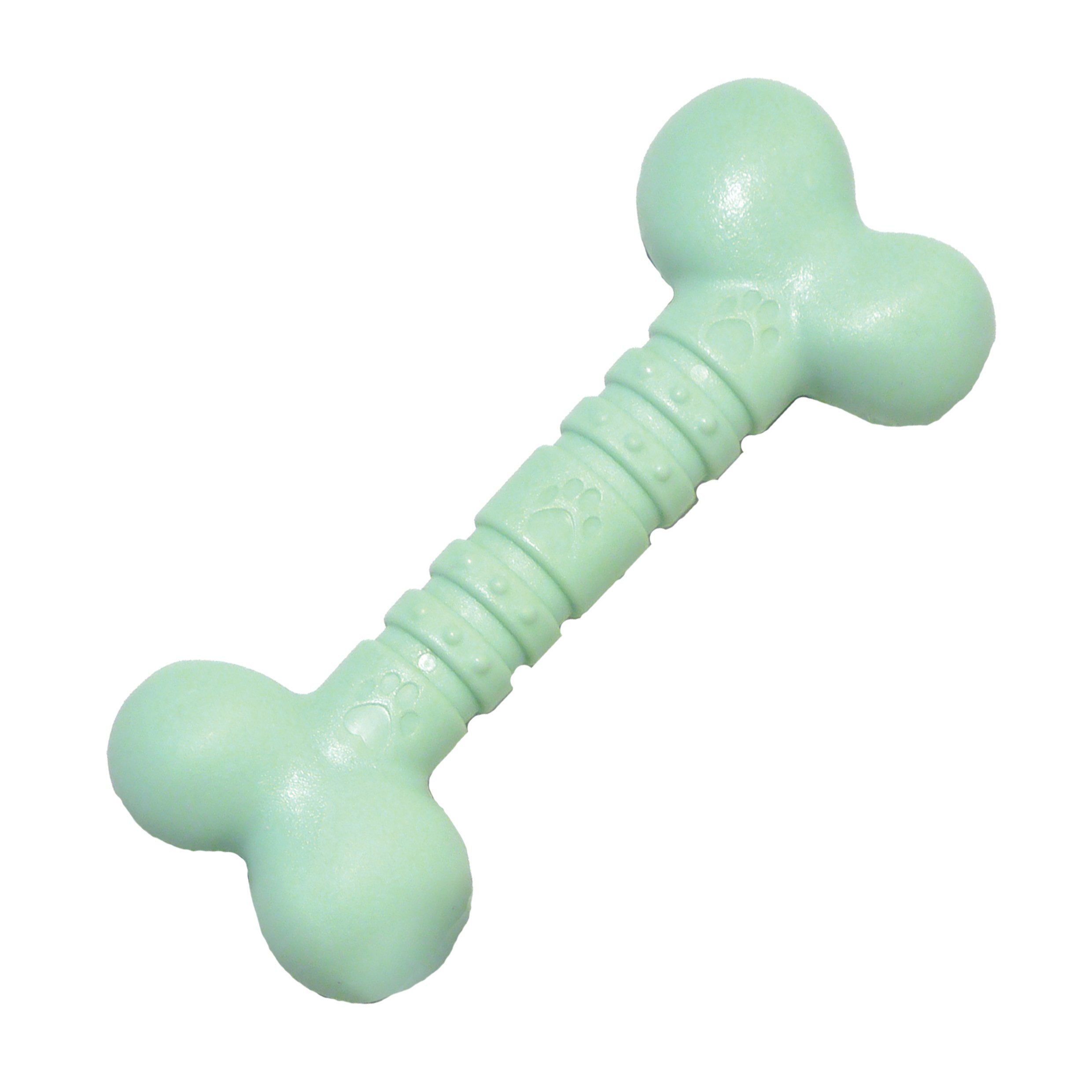 Rosewood Small Mint Bone – Durable Nylon Chew Toy for Small Dogs <10kg | Promotes Dental Hygiene | Long-Lasting Mint Flavour | 12cm Bone Shape