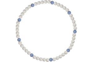 EXPHAIN Philadelphia Phils Baseball Necklace For Men Women Baseballer Inspired Beaded Necklace Unisex Rhinestone Discoball Necklaces Jewelry-gift for baseball team lovers