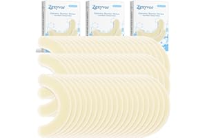 ZEXYVOR 60PCS Ostomy Barrier Strips Medical Grade Hydrocolloid Skin Barrier Tape for Colostomy, Ileostomy, Urostomy Bags Elastic Ostomy Rings Stoma Supplies Accessories