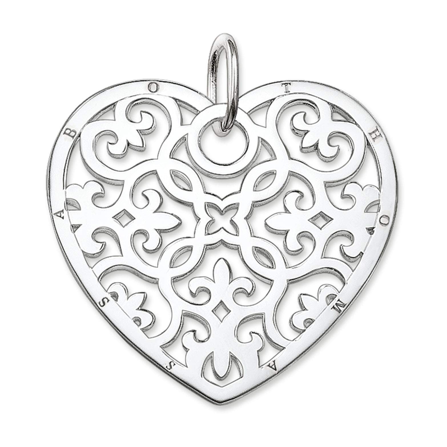 Thomas Sabo Silver Filigree Heart Pendant PE650-001-12