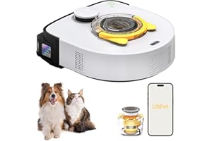 UBPET Robot Vacuum Cleaner with 22,000Pa Ultra-Strong Suction - Automatic Robot Vacuum for Pet Hair & Carpets, Tangle-Free Cleaning, Smart Mapping with LiDAR Navigation, App Controlled Vacuum Robot