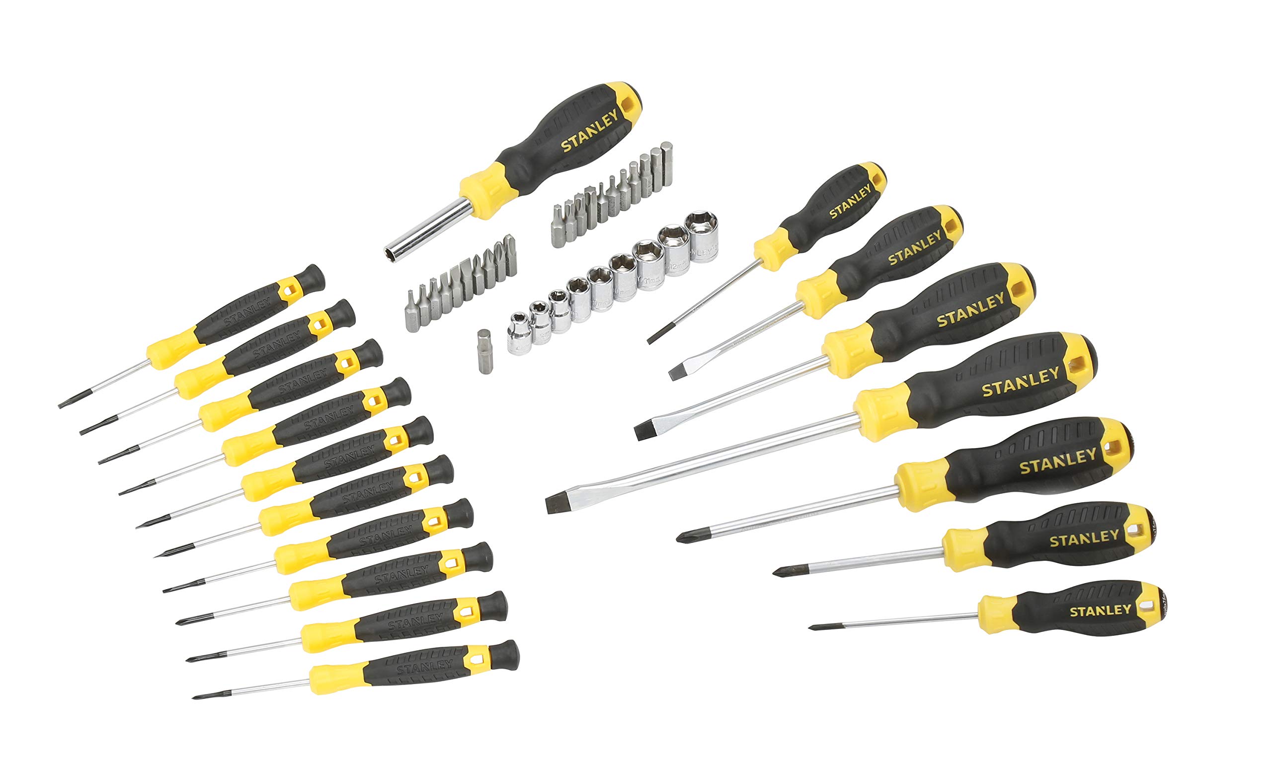 Stanley STHT0-70886 Screwdriver, Multi-Colour, Set of 49 Piece