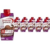 Premier Protein Protein Shake, Chocolate, 30g Protein, 1g Sugar, 11 fl oz Pack of 10