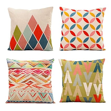 Tbing Pillowcases Canvas Decorative Throws Pillows Cushions Covers