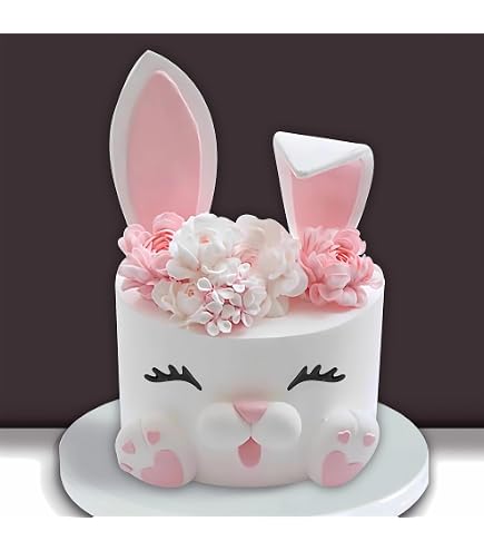 Cupcake-Topper Some Bunny Is One – 24 Stück, Rosa Glitzer, Für 1. Geburtstag & Ostern