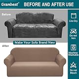 Granbest Premium Water-Repellent 1 Seater Armchair Slipcover Khaki view 5