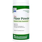 Quality Choice Clear Prebiotic Fiber Powder Supplement for Digestive Health - Tasteless, Sugar Free Formula - 38 Servings, 5.4 Ounces (248g), Ideal for Adults & Children 6 & Up