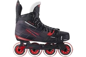 TOUR Unisex Code GX Jr Inline Hockey Skate, Junior, Black, 2 M US