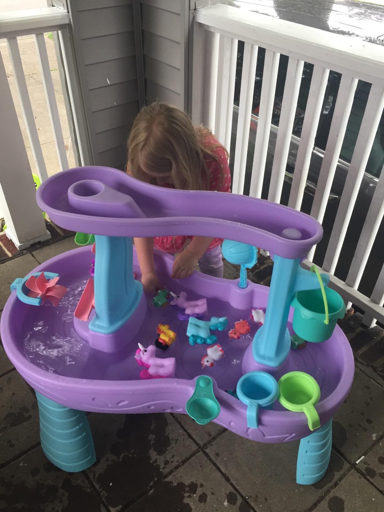 14/mo Finance Step2 Rain Showers & Unicorns Water Table Kids