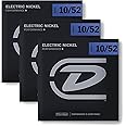 3 Sets of Dunlop DEN1052 Electric Guitar Strings 10-52