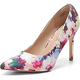 DREAM PAIRS Women's Closed Toe High Heels Dress Pointed Toe Wedding Pump Shoes
