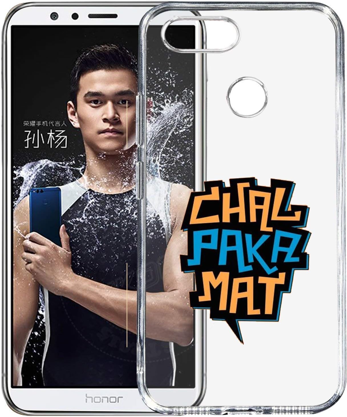 DRaX Printed Soft Transparent Back Cover for HOT 6 PRO (Chal Pakka Mat)