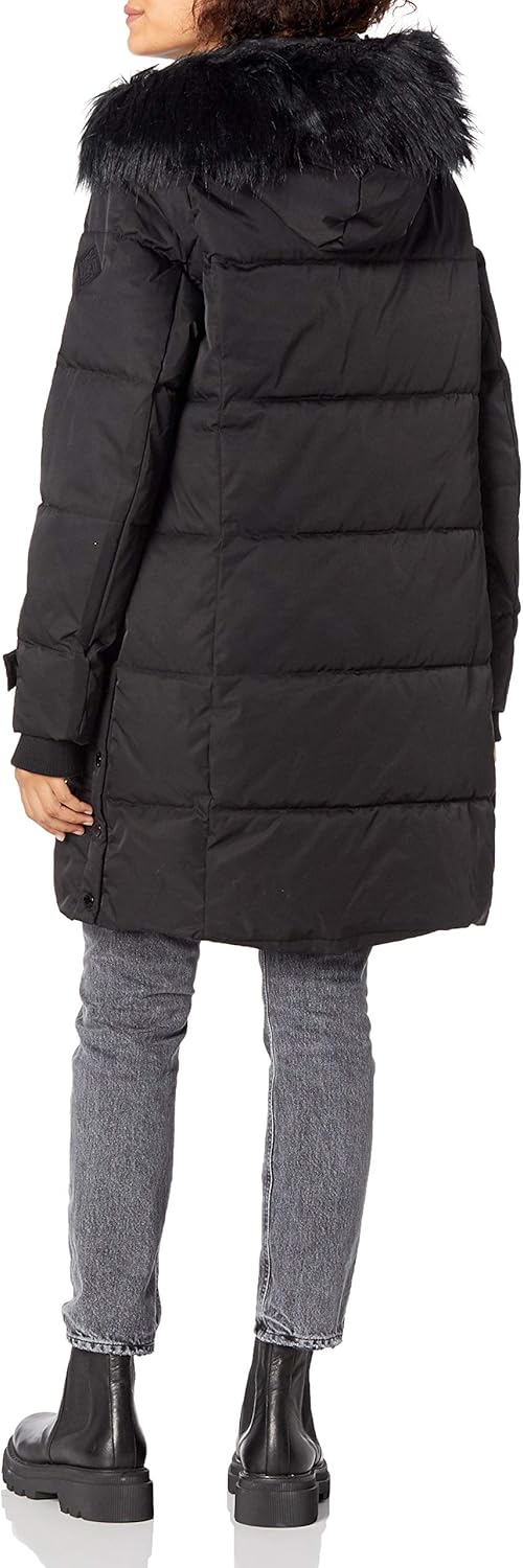 Steve Madden womens Long Puffer: Clothing