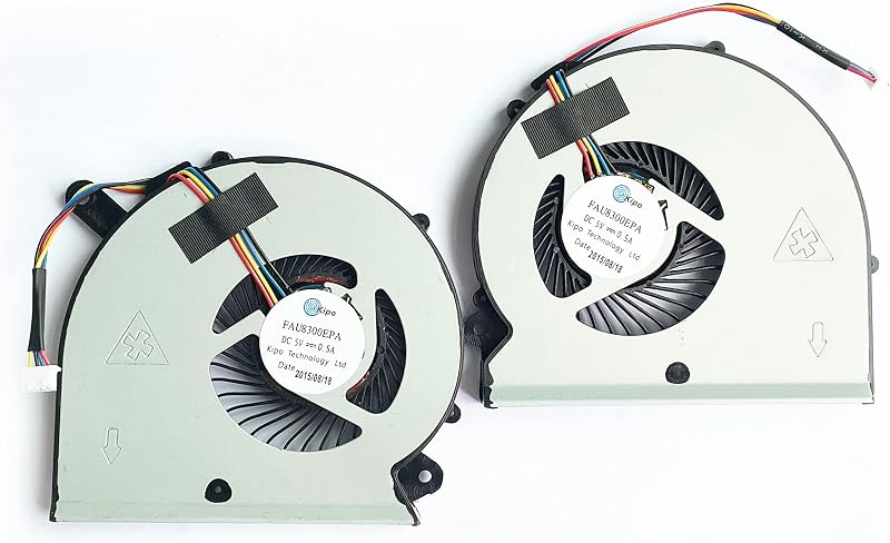 Fleshy Leaf CPU GPU Cooling Fan for Gigabyte Aero P64 P65 RP64 RP65W V8 X9 Y9