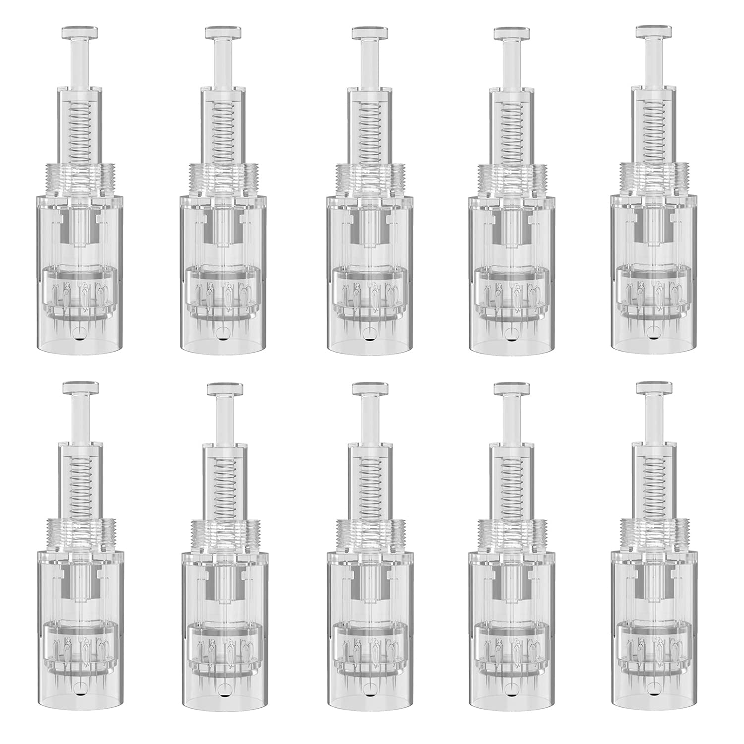 Dr.roller DG 05 Derma Pen Cartridges – 10 Stück Mit 12 Nadeln, Für Microneedling Behandlung