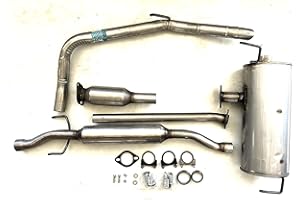 Superior Exhaust Direct Fit Exhaust Catalytic Converter, Resonator, Muffler & Tail Pipe Compatible With 2004-2006 Toyota Sien