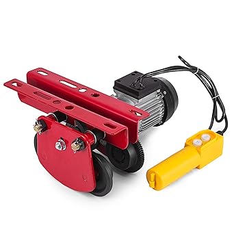 Mophorn Electric Trolley 1 Ton 20 Lbs Capacity Beam Electric Trolley 1 Phase Electric Beam Trolley For Straight Beam Track 1 Ton Electric Trolley Amazon Com Industrial Scientific