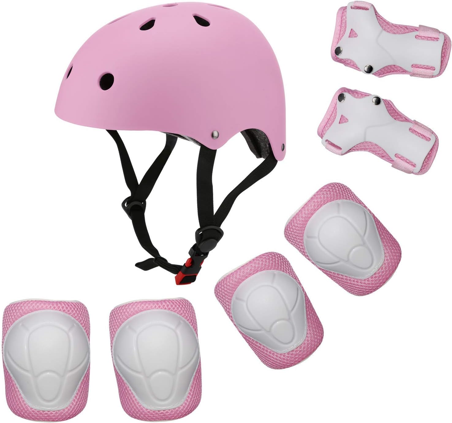 Kids Helmet Kids Bike Helmet Toddler Helmet Adjustable Helmet for Boys Girls Sports Protective Gear Set Knee Elbow Pads and Wrist Guards for Cycling Skateboard Scooter