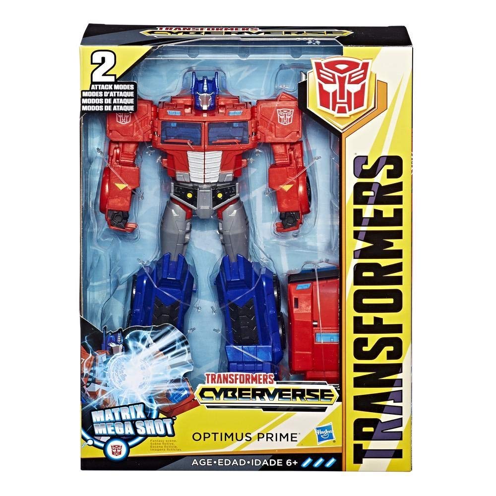 Transformers Toys Optimus Prime Cyberverse Ultimate Class Action