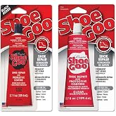 Shoe Goo Shoe Repair 3.7 oz. 2-Pack (1 Clear, 1 Black)