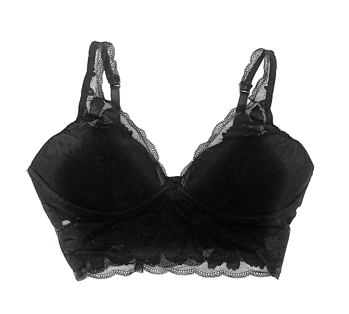 Photo 1 of Victoria's Secret Pink Lace Push Up Bralette Large Black