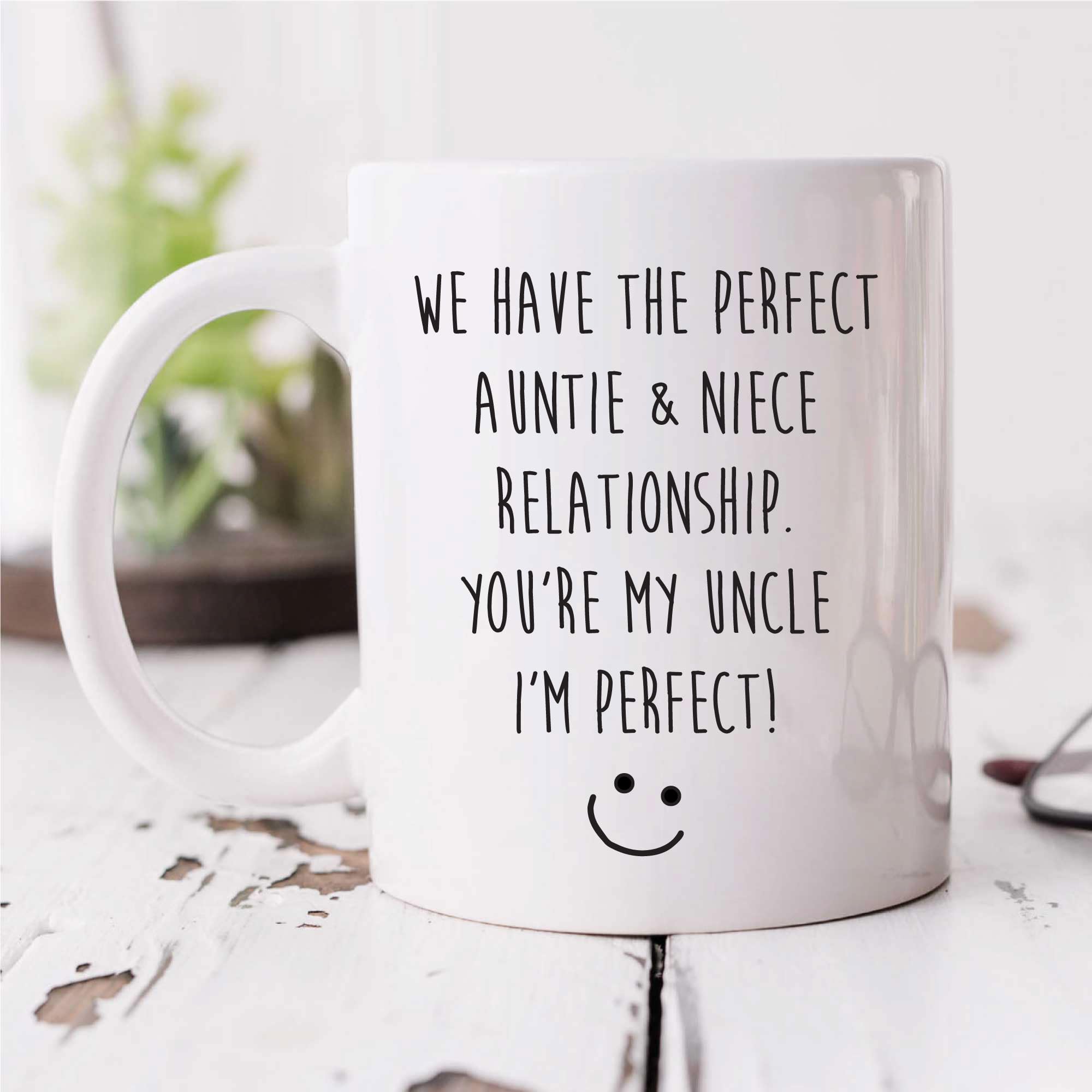 60 Second Makeover Limited Auntie Niece Mug Perfect Relationship Funny Mug Mothers Day I Am Perfect
