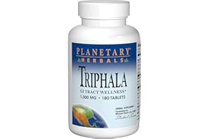 SOURCE NATURALS Planetary Herbals Triphala 1000mg - 180 Tablets (Pack of 2)
