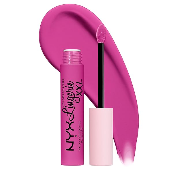 NYX PROFESSIONAL MAKEUP LIP LINGERIE XXL MATTE LIQUID LIPSTICK – KNOCKOUT (BUBBLEGUM PINK)