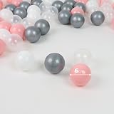 DIVCHI Playballs Soft Pit Balls 200Pcs Multicolor 6cm BPA Lead Free view 2