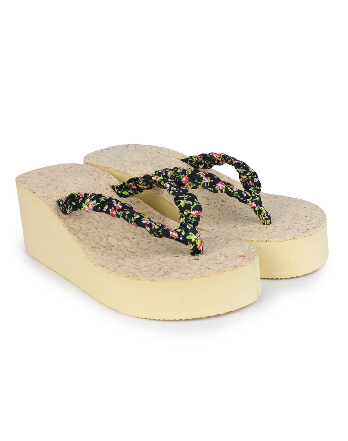 do bhai women's rubber wedges
