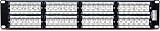 TRENDnet 48-Port Cat5e UTP Patch Panel RJ45 Krone 100Mhz Rackmount Black view 6