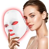 Red Light Therapy Mask for Face, Cordless Rechargeable Face Mask with Built-in Battery, Lightweight Skin Care Device