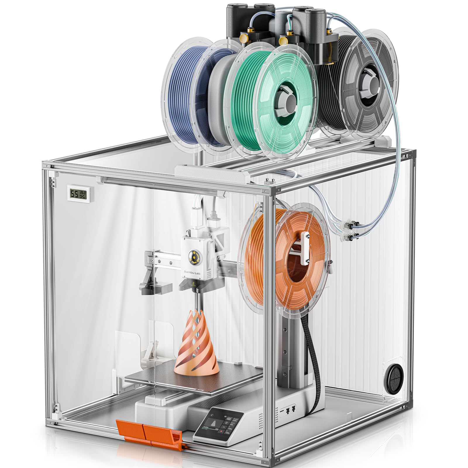 3D Printer Enclosure for Bambu Lab A1 Mini, Transparent