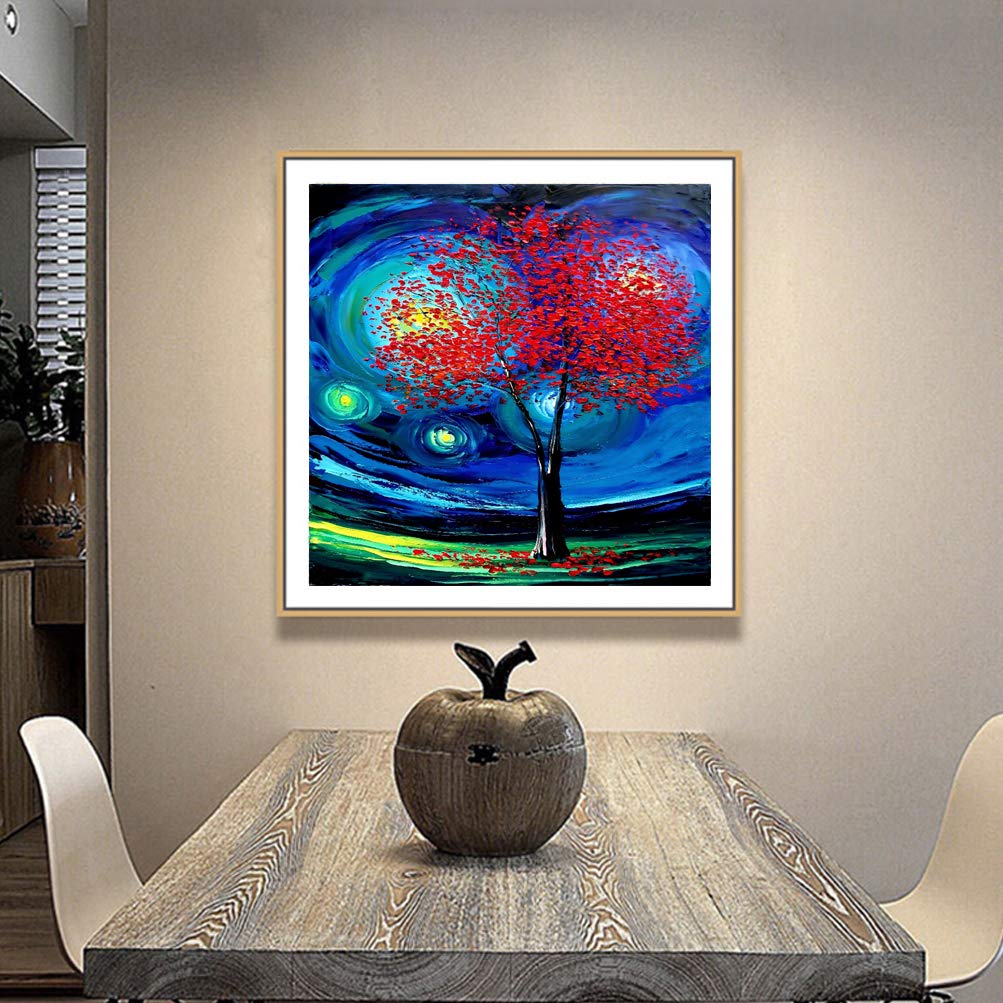 5D Diamond Painting Malerei DIY Schöne Stickerei Malerei Crystal Strass Stickerei Kreuzstich für Wohnzimmer, Schlafzimmer, Arbeitszimmer usw. Haus Dekor Stickvorlage Kreuzstich Stickbild 30x30cm