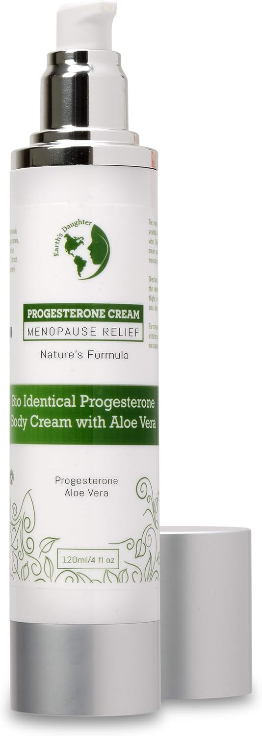 Progesterone Cream (Bioidentical) 4oz Pump of 2000mg USP Bio-Identical Progesterone. Paraben-Free, Soy-Free & Non-GMO from Yams for Optimal Balance