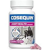 Nutramax Cosequin Joint Supplement for Cats, Easy Sprinkle Capsule, 80ct | Glucosamine + Chondroitin for Capsules for Cats, Supports Healthy Joints, Sprinkle on Food, All Ages &amp; Sizes