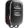 Key Fob Keyless Entry Remote Shell Case & Pad fits Toyota 1999-2001 Camry / 2003-2008 Corolla / 1998-2003 Sienna / 1999-2003 Solara