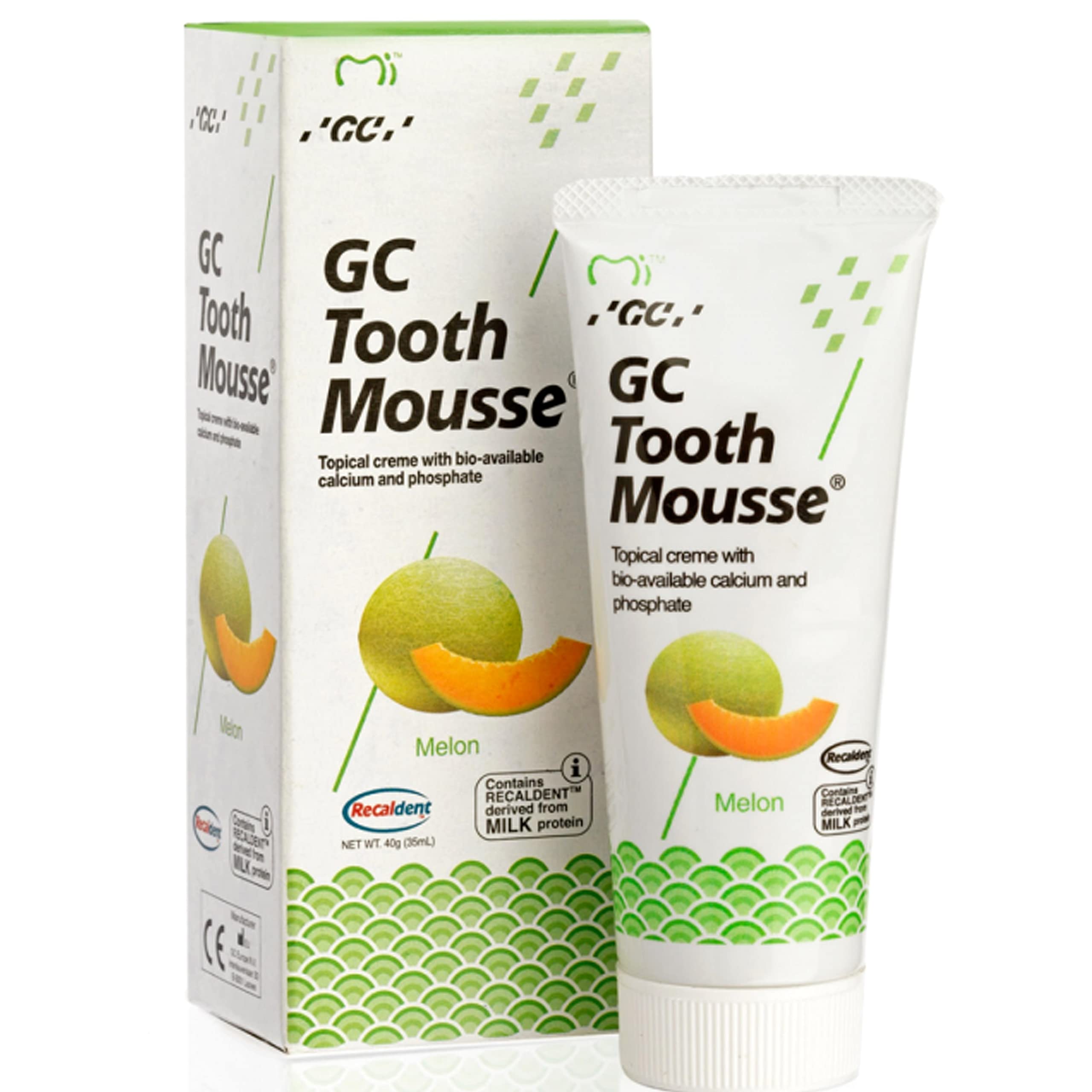 GC Tooth Mousse Toothpaste 35ml Melon, Pack of 2 (2X 35ml)