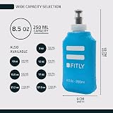 FITLY Soft Flask 250ml Collapsible Water Bottle Lightweight On The Move view 2