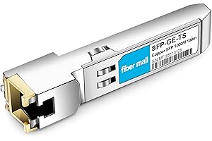 FIBER MALL SFP to RJ45 for Cisco Meraki MA-SFP-1GB-TX 1000Base-T Copper RJ-45 100m Mini GBIC Transceiver Module