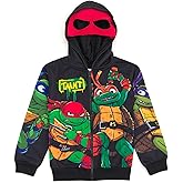 Teenage Mutant Ninja Turtles Fleece Zip Up Cosplay Hoodie Toddler to Big Kid Sizes (2T - 10-12)