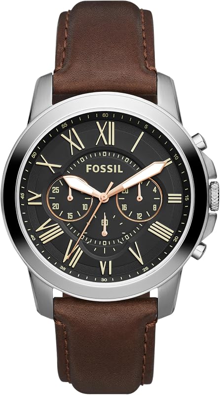 Reloj Cronógrafo para Hombre de Cuarzo con Correa en Cuero FS4813