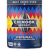 Chinook Seedery Roasted Jumbo Sunflower Seeds - Keto Snacks - Best For Snack Packs - Gluten Free, Non GMO Snack Food Gifts - 