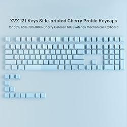 XVX Shine Through Gradient Keycaps Blue, Cherry