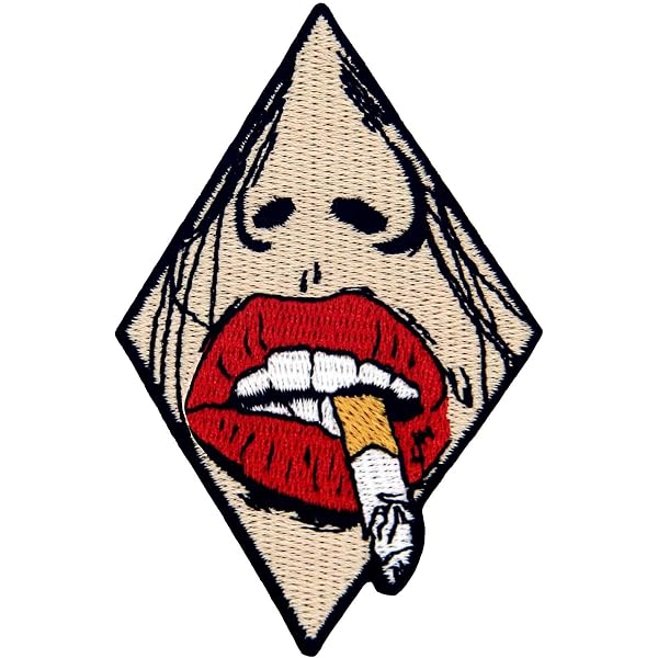cigarette iron on patch Amazon.com: Crushed Cigarette Patch Embroidered Iron On : Clothing, Shoes &  Jewelry