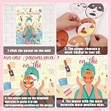 TOYMIS 38pcs Spa Party Games Pin Face Mask Sticker Set Kids Birthday Makeup view 3