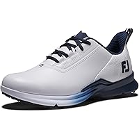 Amazon.com: FootJoy Men's FJ Fuel Golf Shoe, White/White/Black, 7