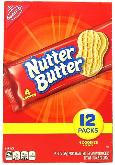 Nutter Butter Peanut Butter Sandwich